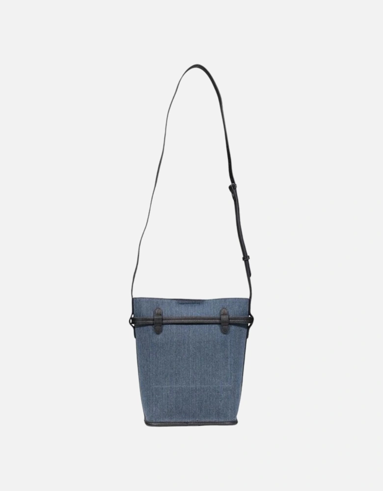 Cotton-Blend Polyester Tote with Polyurethane Interior Women - Blue