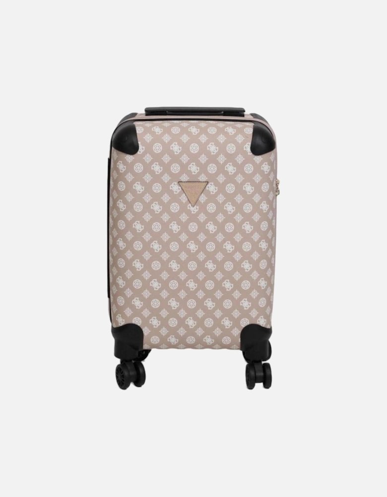 Womens PU Suitcase - Pink Luggage