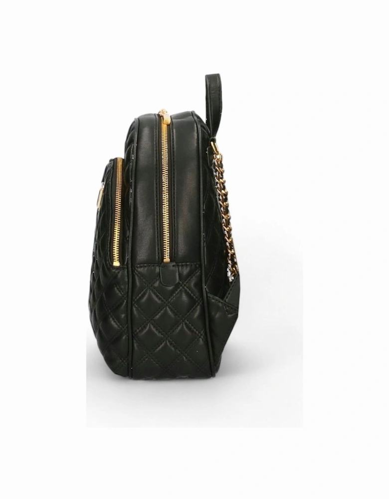 Black Polyethylene Backpack Women