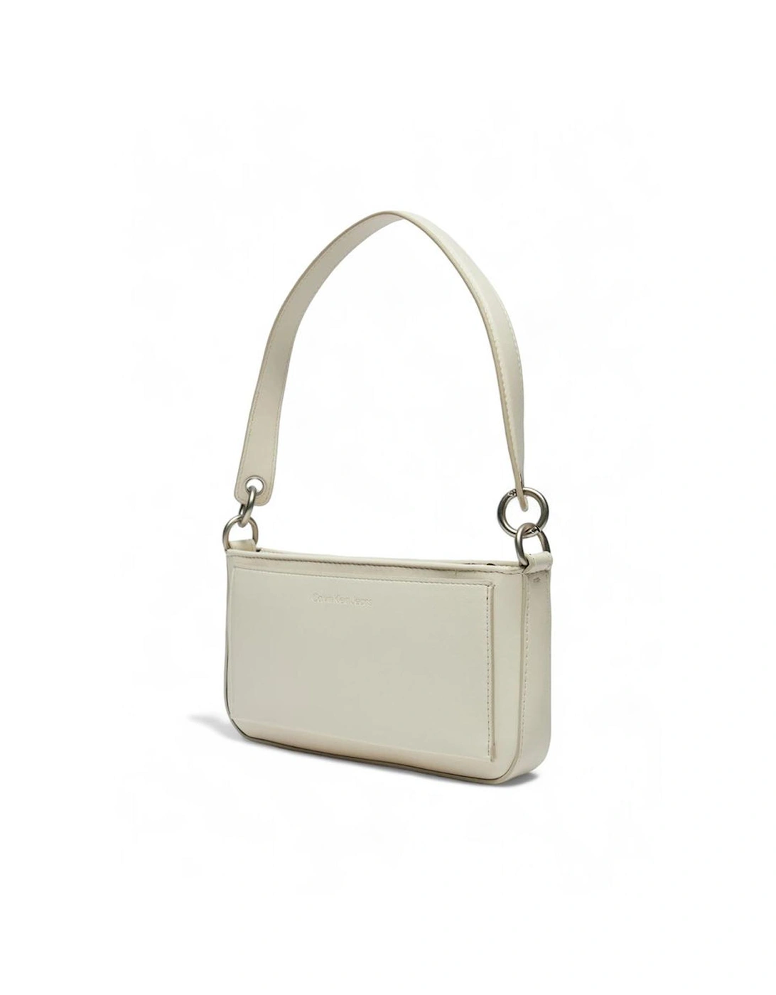 Polyurethane Structured Tote Bag Women - Beige Handbags