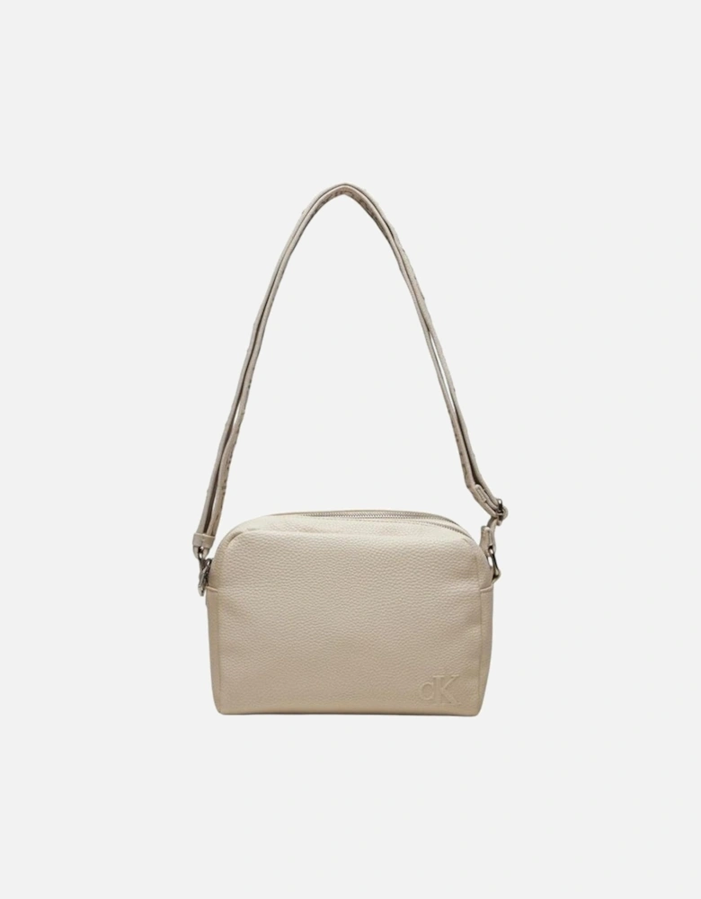 Quilted Recycled Polyester Shoulder Bag Women - Cream Accessories