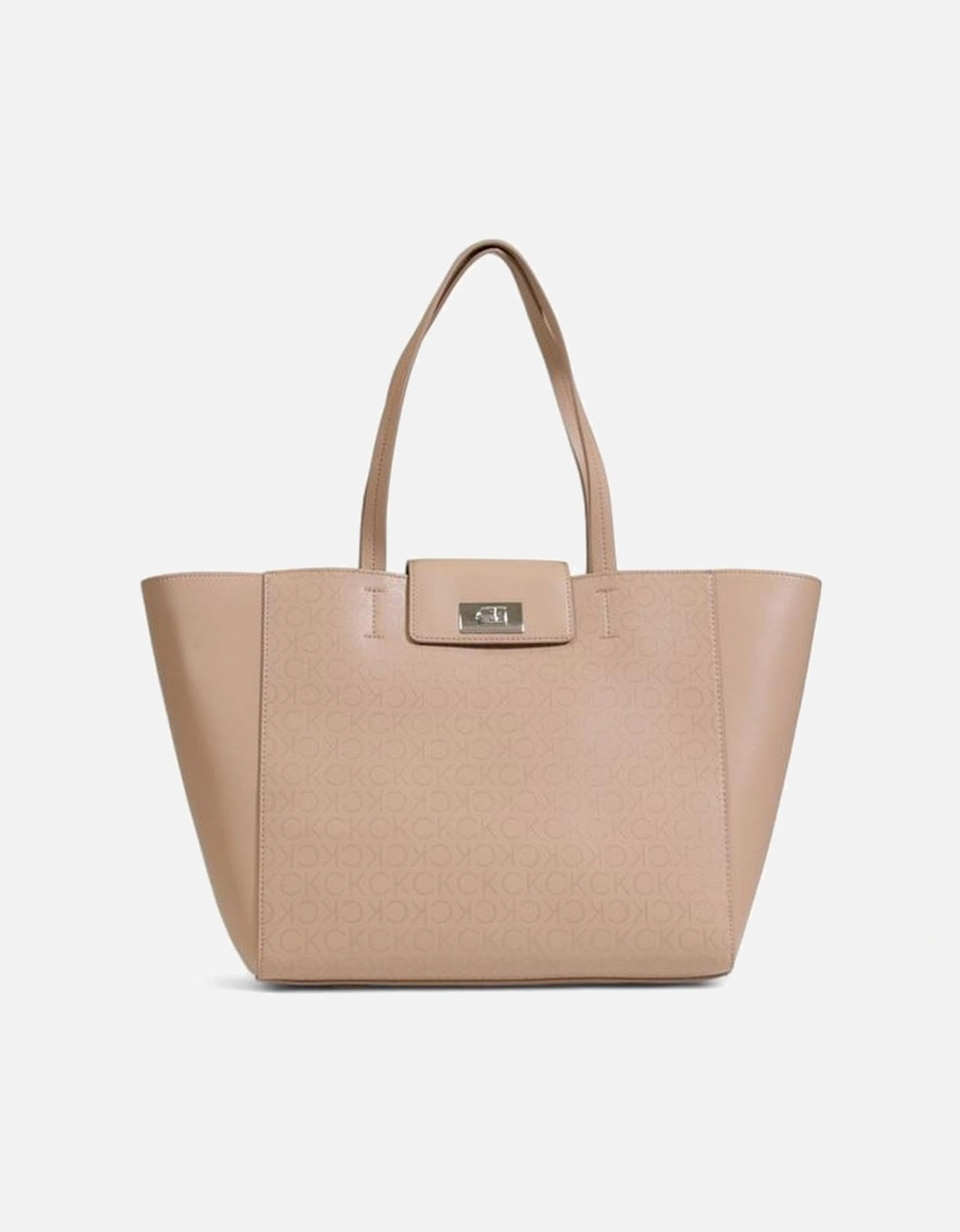 Recycled Polyester Quilted Shoulder Bag Women - Beige Handbags, 5 of 4