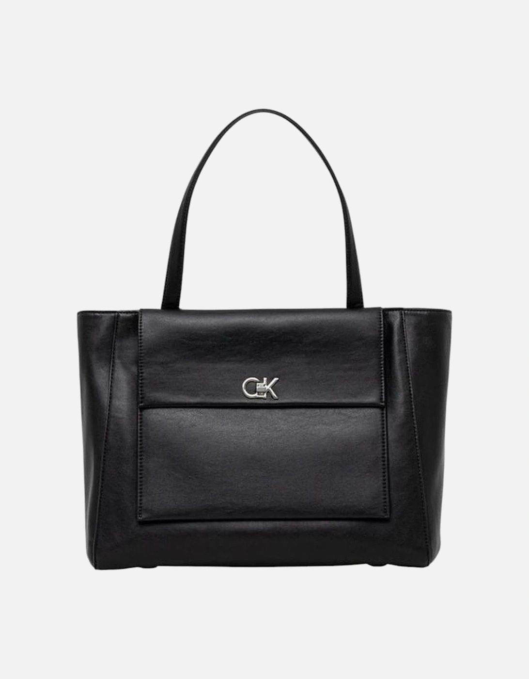Calvin Klein Womens Recycled Polyester Handbag with Polyurethane Trim - Black - Size: ONE size