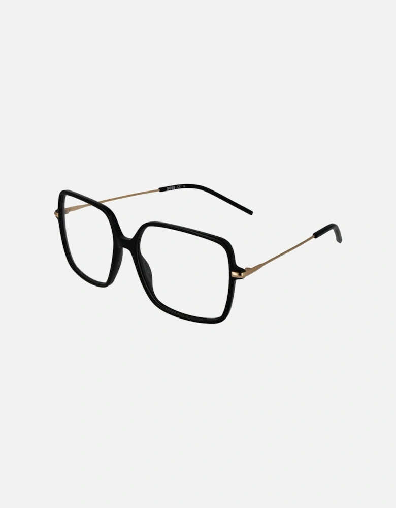 Square Full-Rim Black Acetate Glasses Women Frames