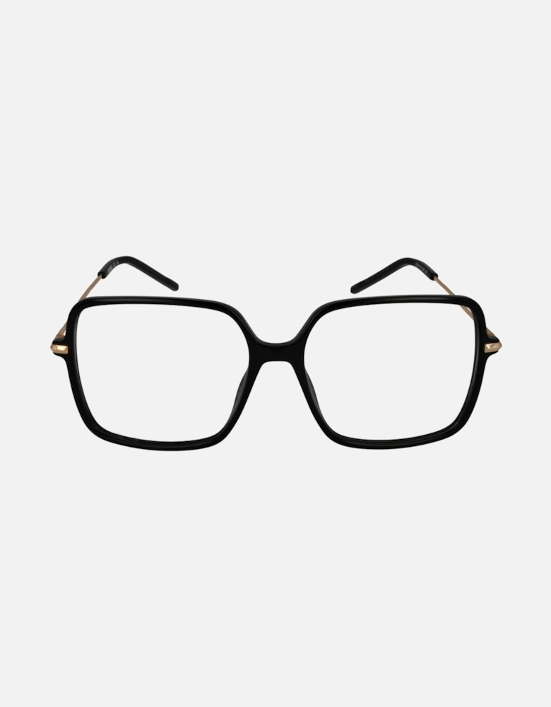 Square Full-Rim Black Acetate Glasses Women Frames