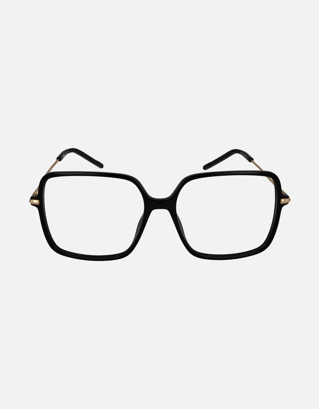 Square Full-Rim Black Acetate Glasses Women Frames
