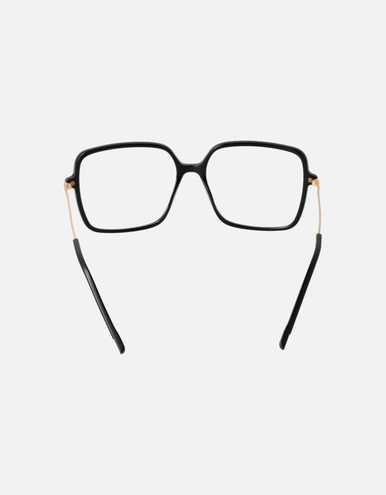 Square Full-Rim Black Acetate Glasses Women Frames