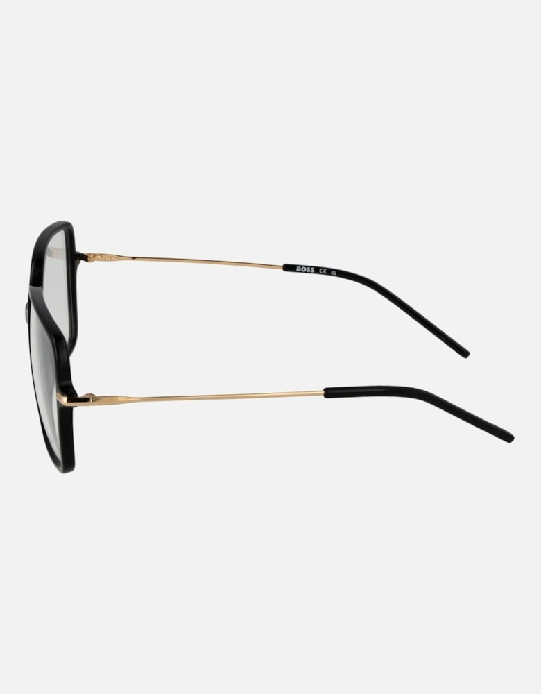 Square Full-Rim Black Acetate Glasses Women Frames