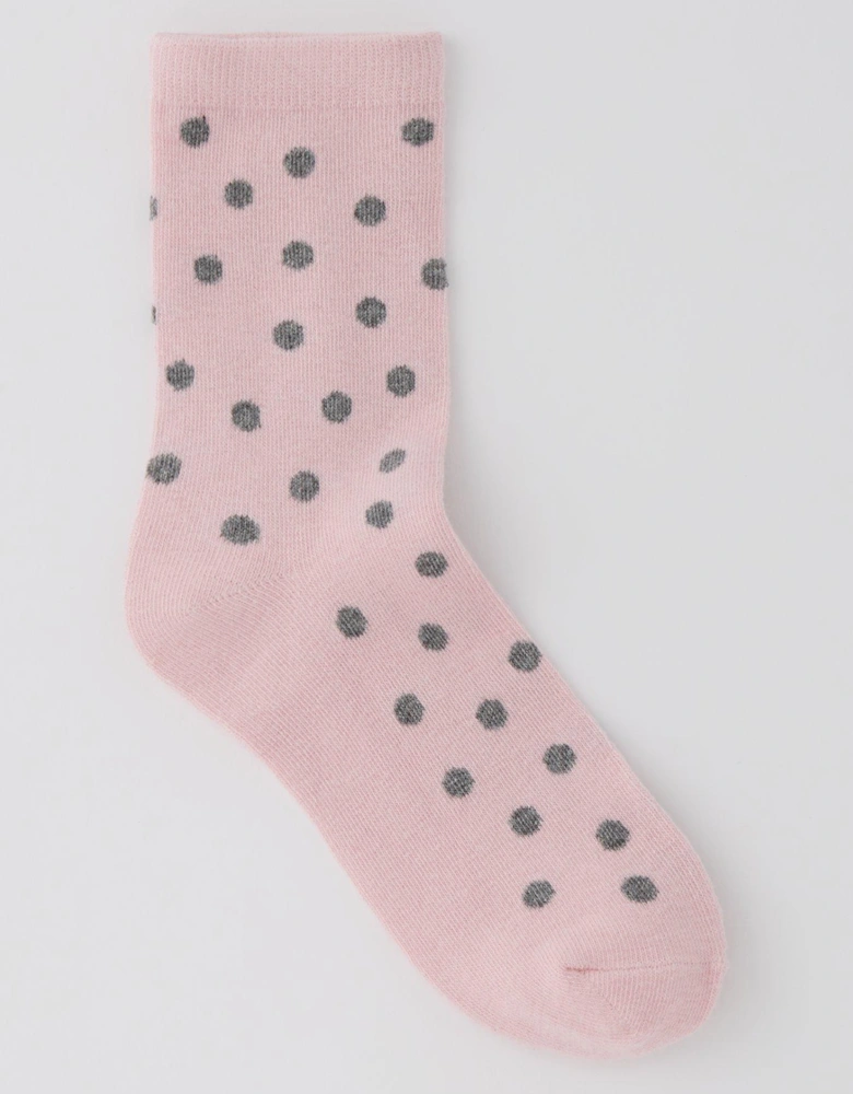 5pk Printed Ankle Socks - Multi