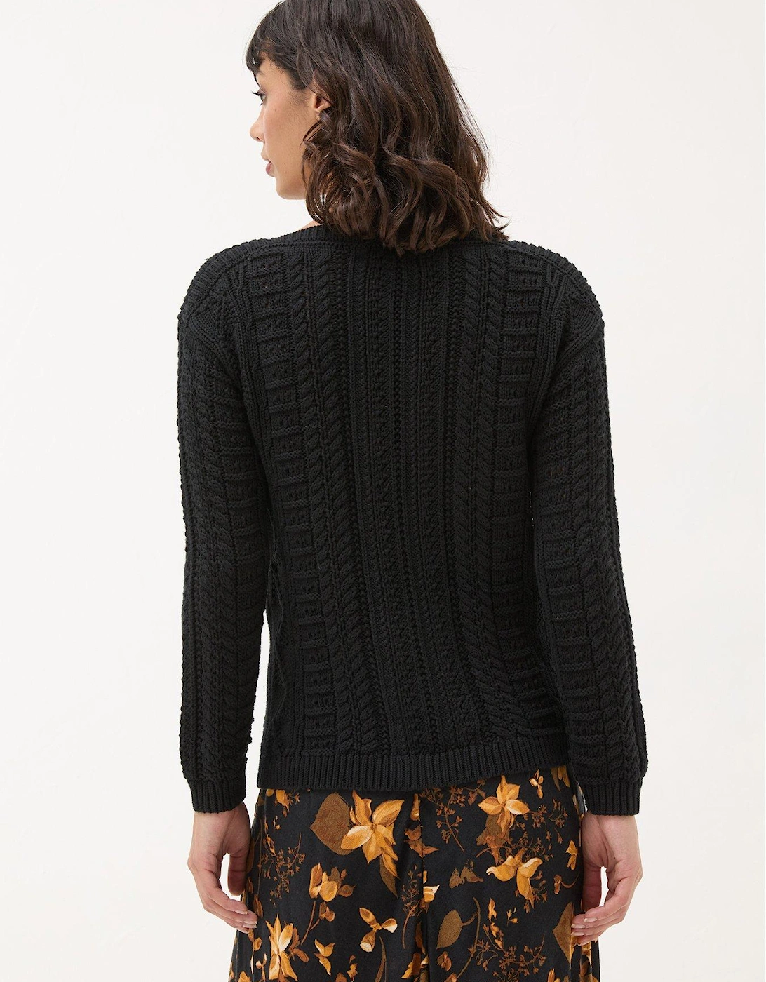 Damson Beaded Jumper - Black