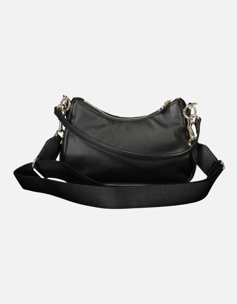 Black Polyester Handbag Women