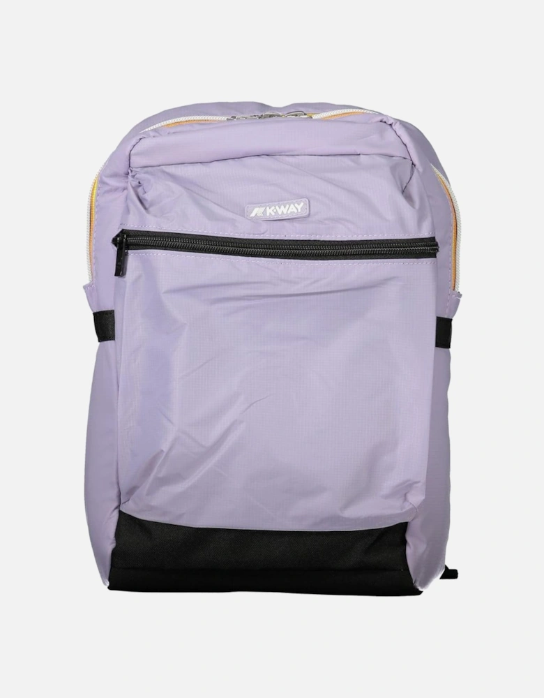 Purple Polyamide Backpack Women