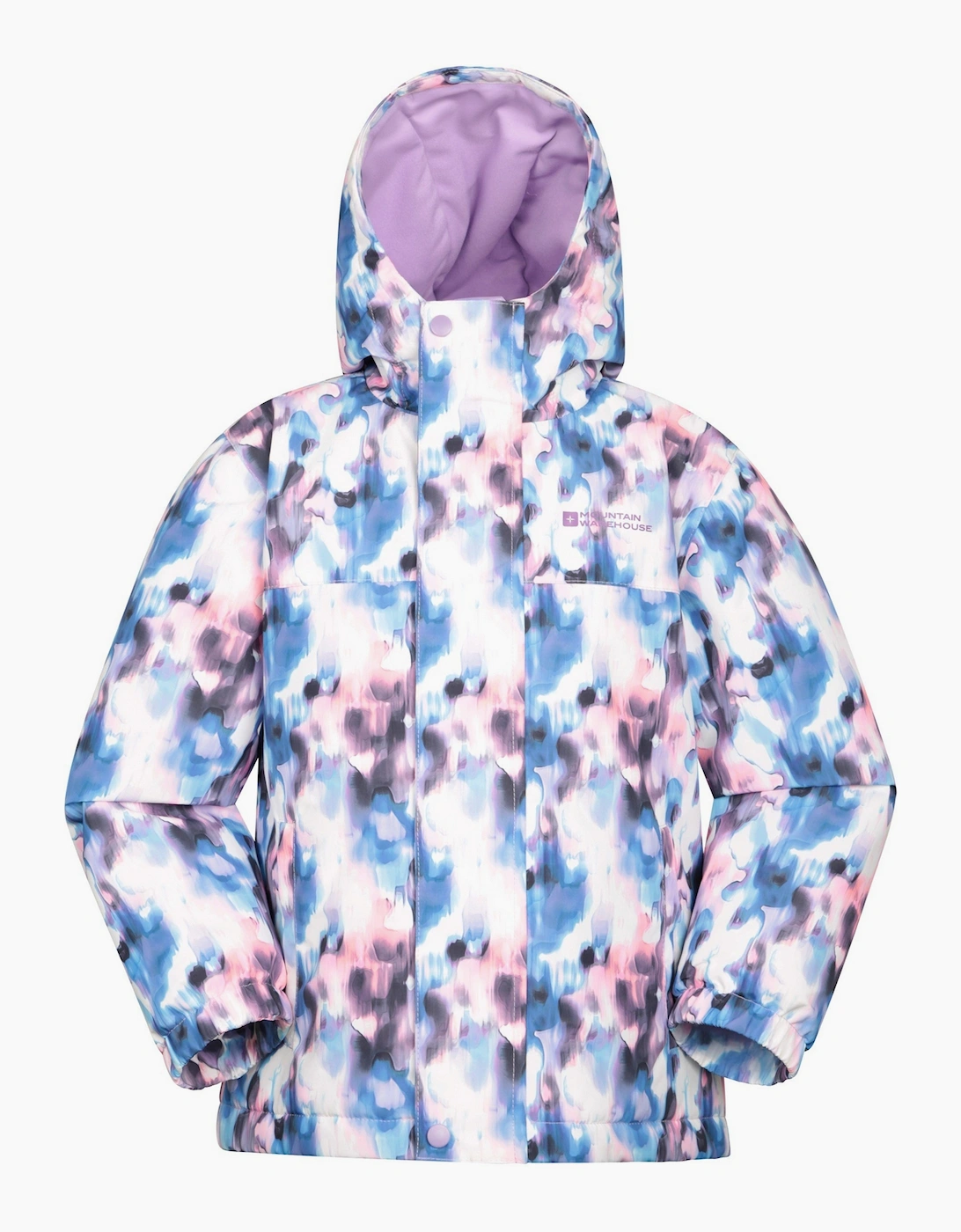 Mountain Warehouse Mountain Warehouse Childrens/Kids Polar Zone Printed Jacket & Salopettes Set - Purple