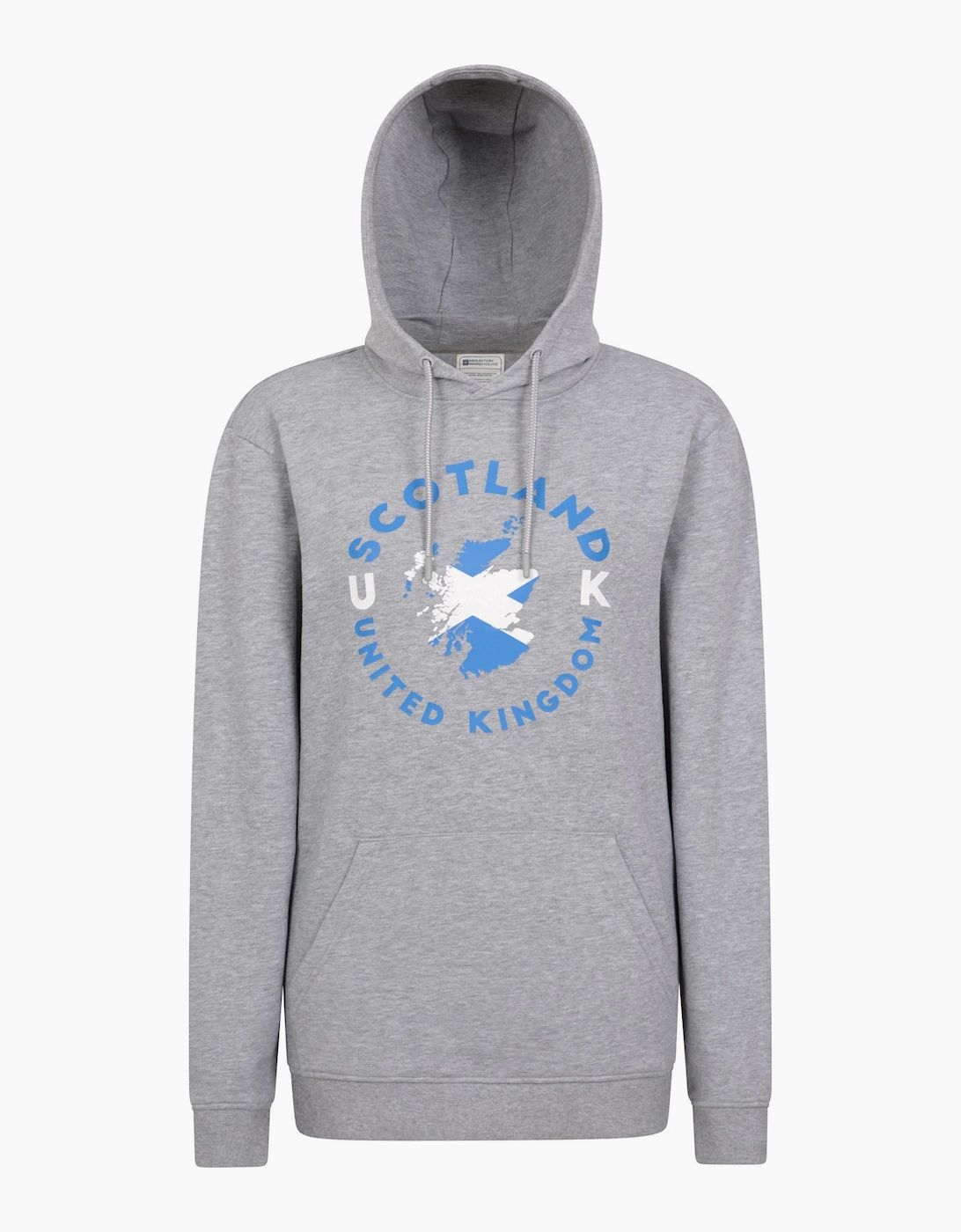 Mountain Warehouse Women's Grey / Scottish Flag Overhead Hoodie - Size 14