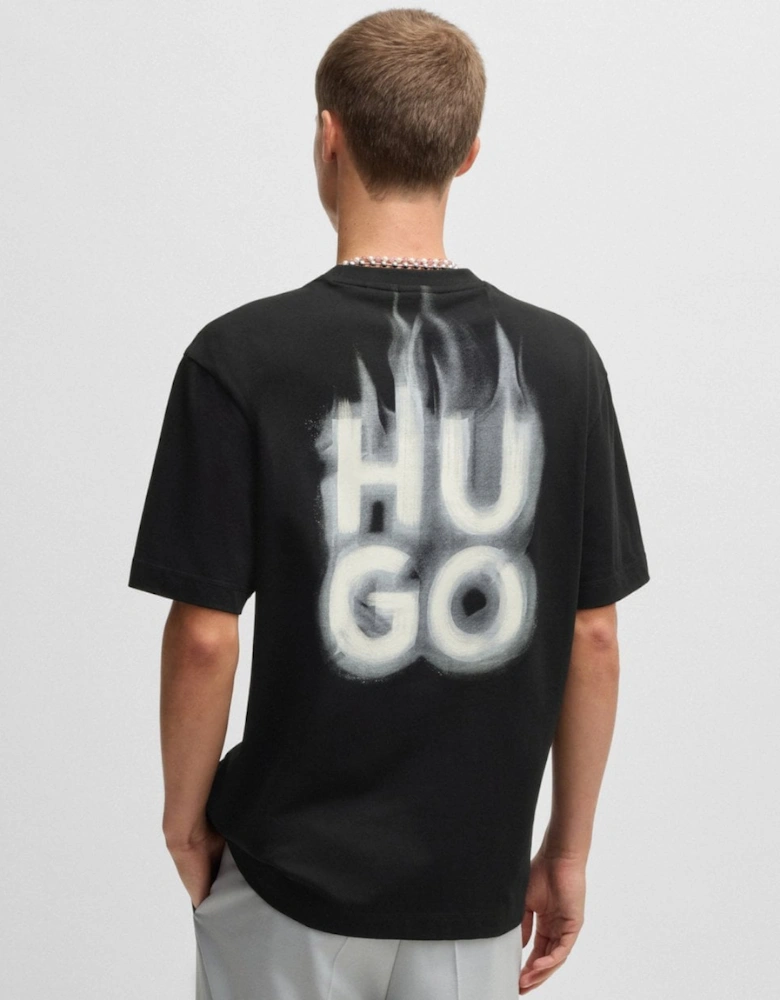 HUGO Dalsar Mens Logo Print T-shirt