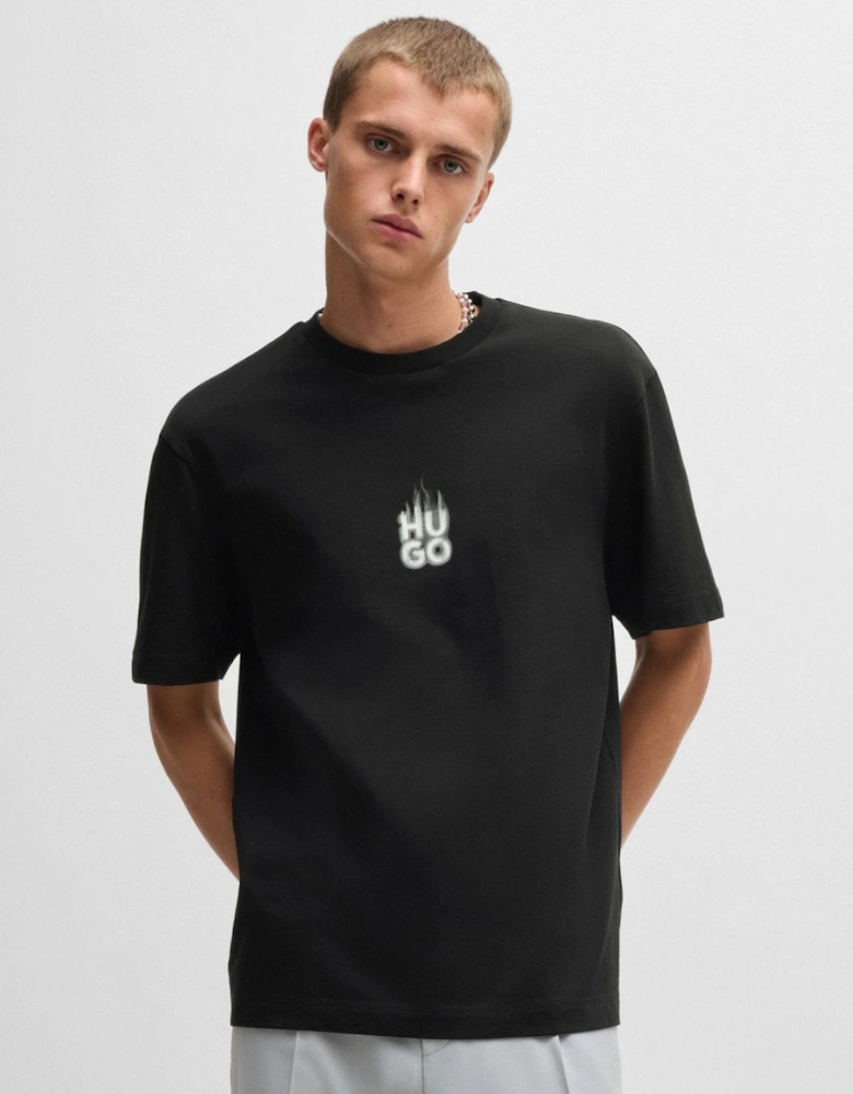 HUGO Dalsar Mens Logo Print T-shirt