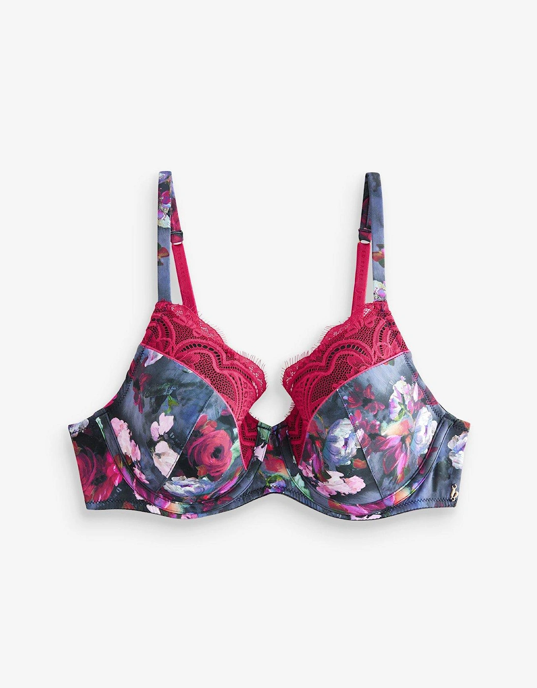 B By Baker Express Print Fuller Cup Bra - Grey