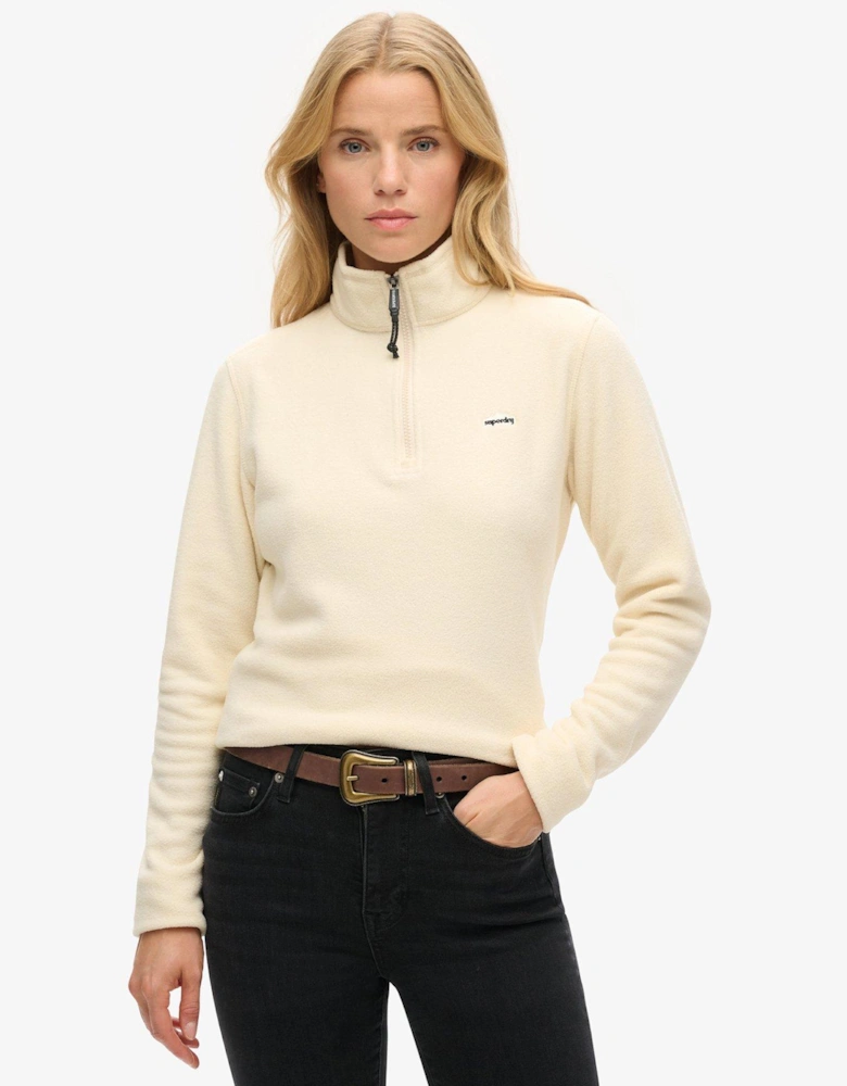 Polar Half Zip Fleece - Beige