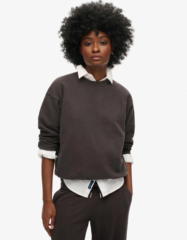 Essential Logo Jumper - Brown