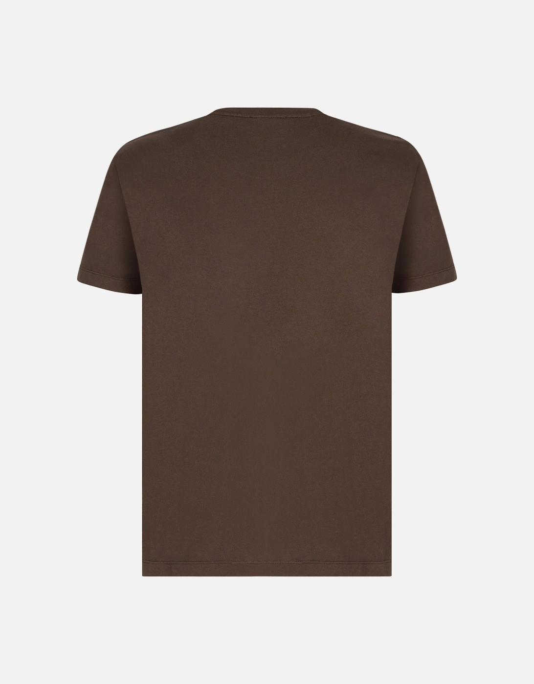 Pure 7 OZ Cotton T Shirt Brown