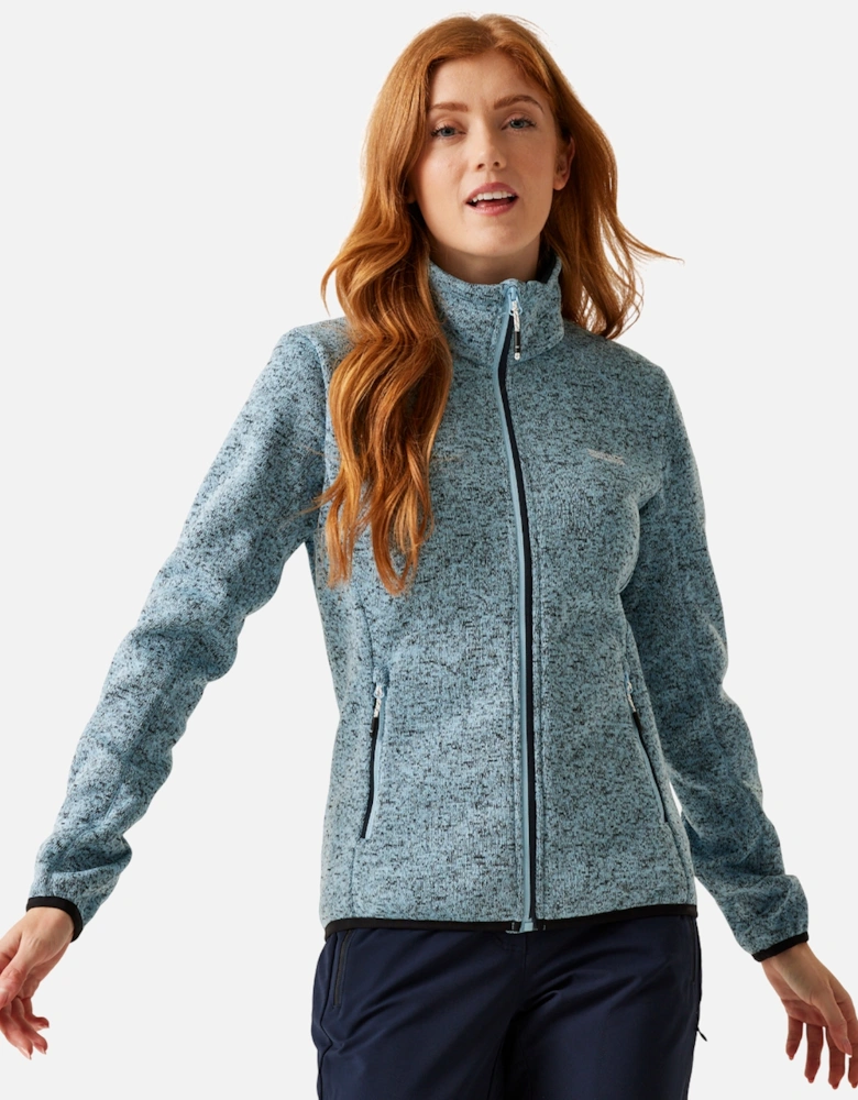 Womens/Ladies Newhill Marl Full Zip Fleece Jacket