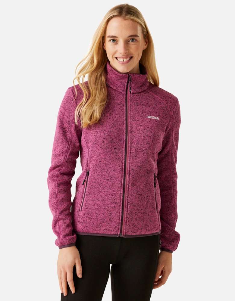 Womens/Ladies Newhill Marl Full Zip Fleece Jacket