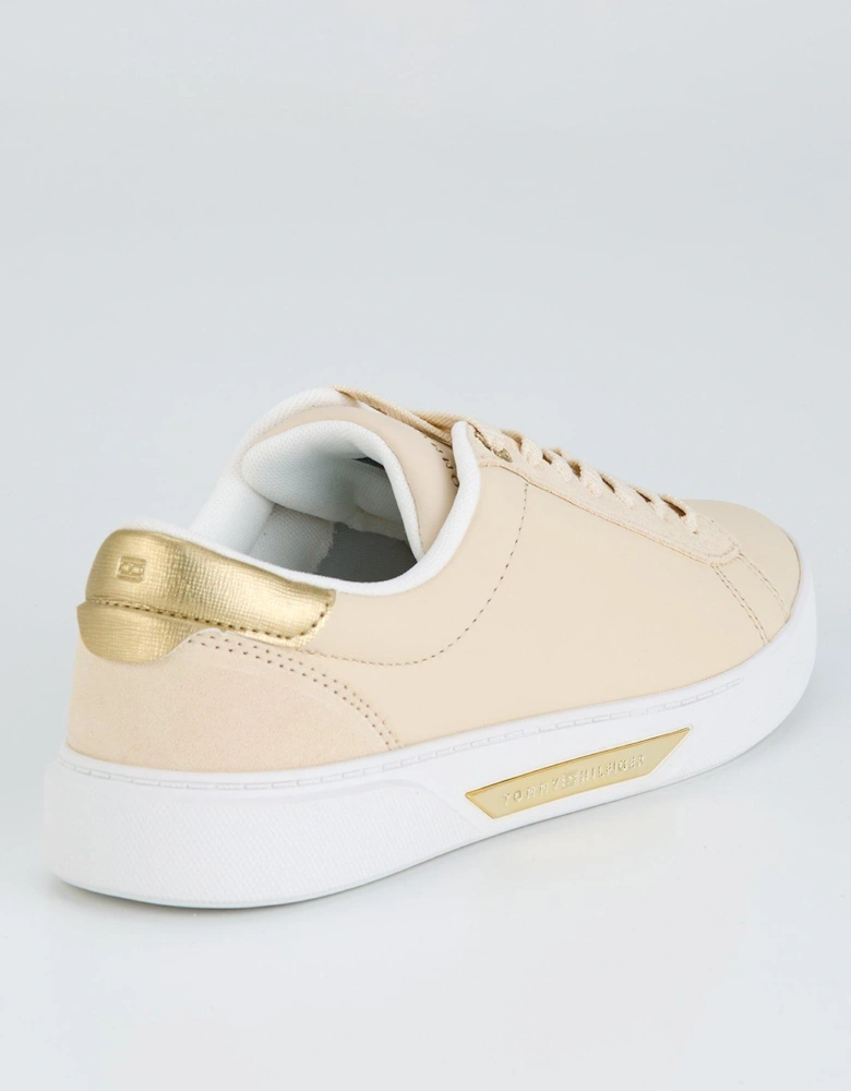 Court Logo Trainer - White