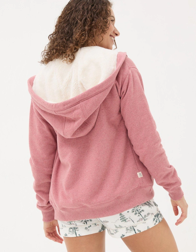 Nept Jersey Borg Hoodie - Pink