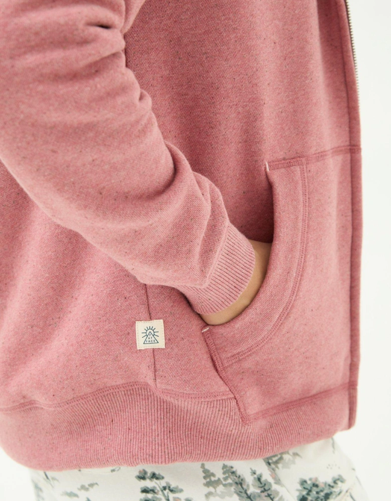 Nept Jersey Borg Hoodie - Pink