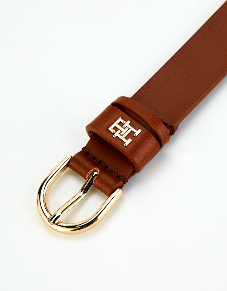 Essential Leather Belt - Brown