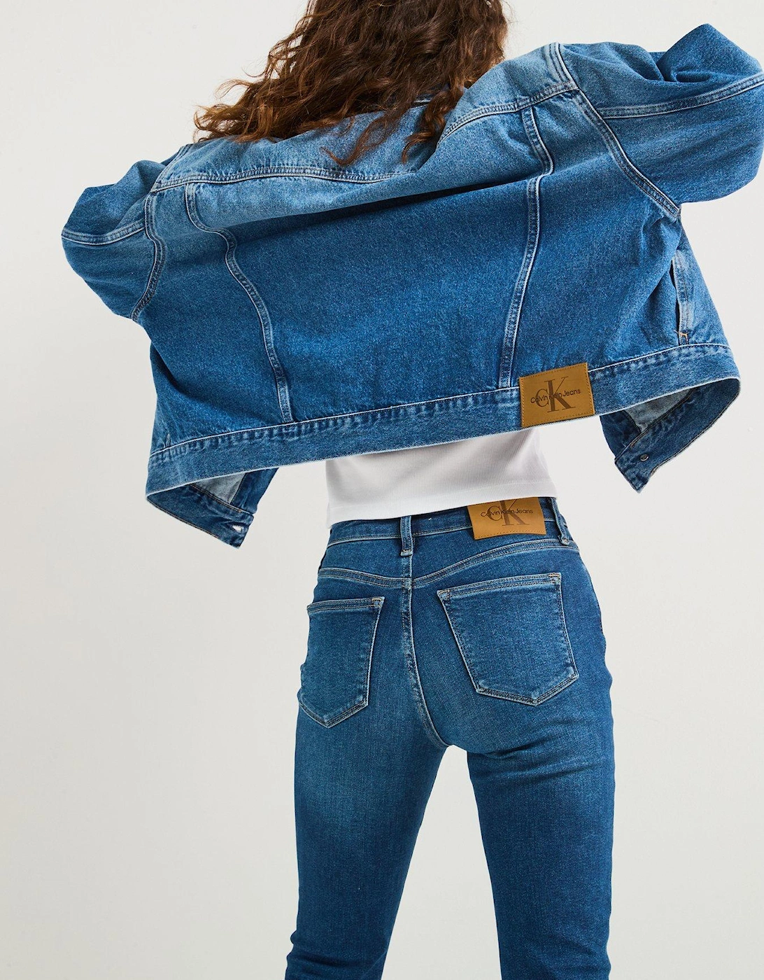 Boxy Denim Jacket - Blue