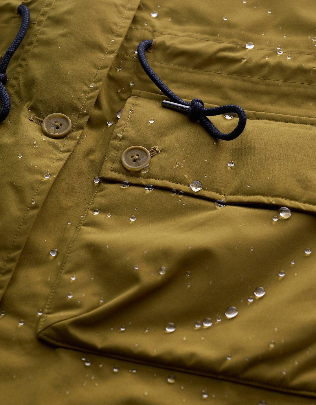 Showerproof Longline Raincoat - Yellow