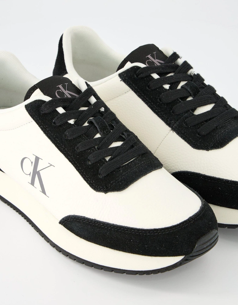 Lace Up Runner Trainers - Multi/Black