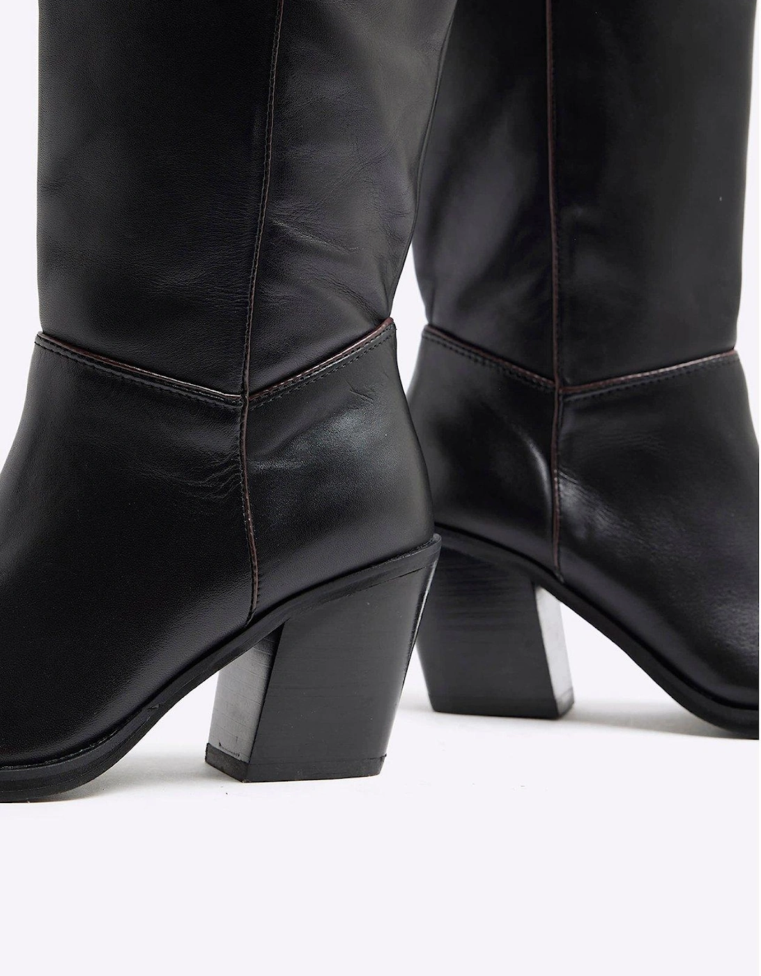 High Leg Boots - Black