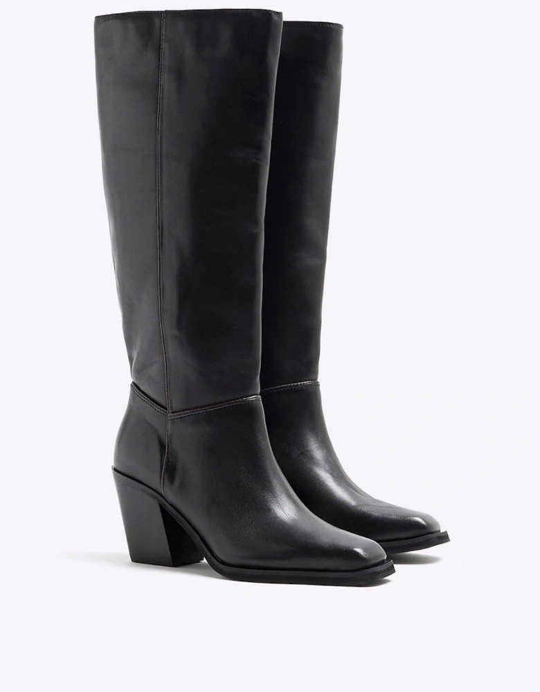 High Leg Boots - Black