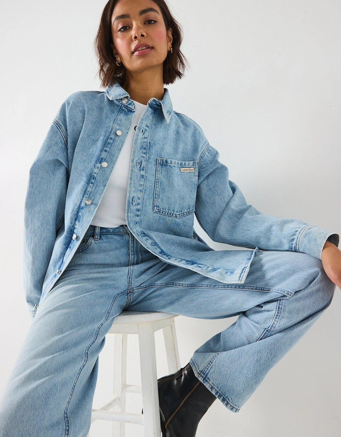 Denim Overshirt - Blue