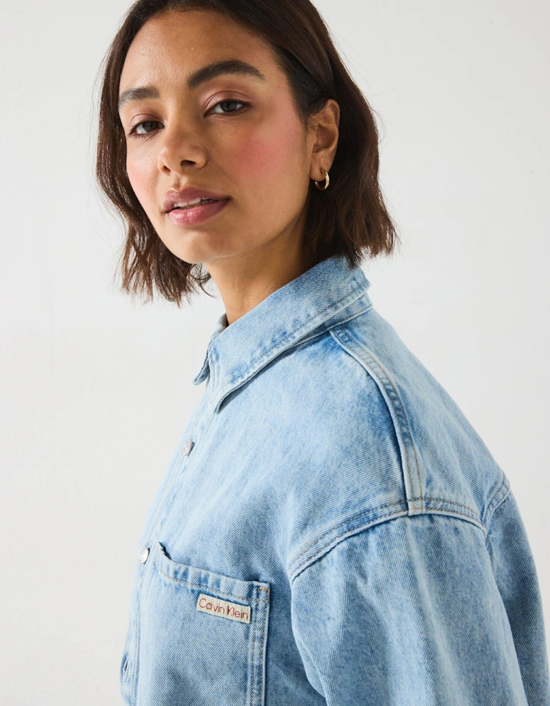 Denim Overshirt - Blue