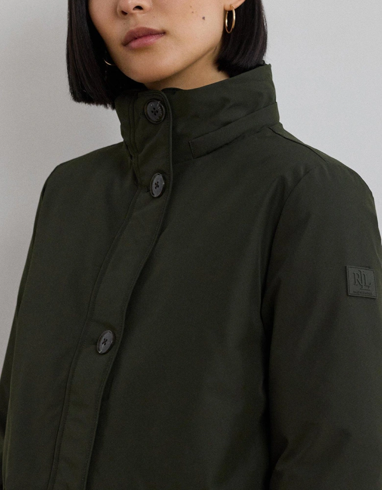 Insulated Padded Coat - Green