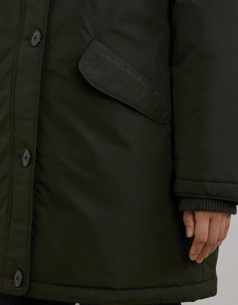 Insulated Padded Coat - Green