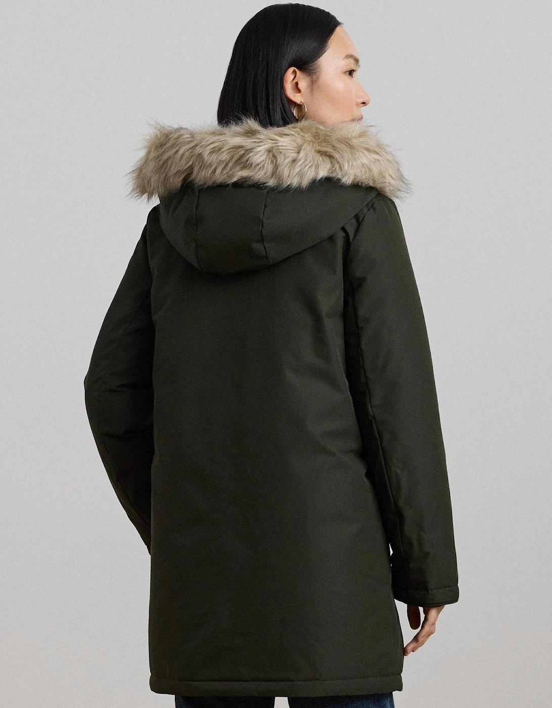 Insulated Padded Coat - Green