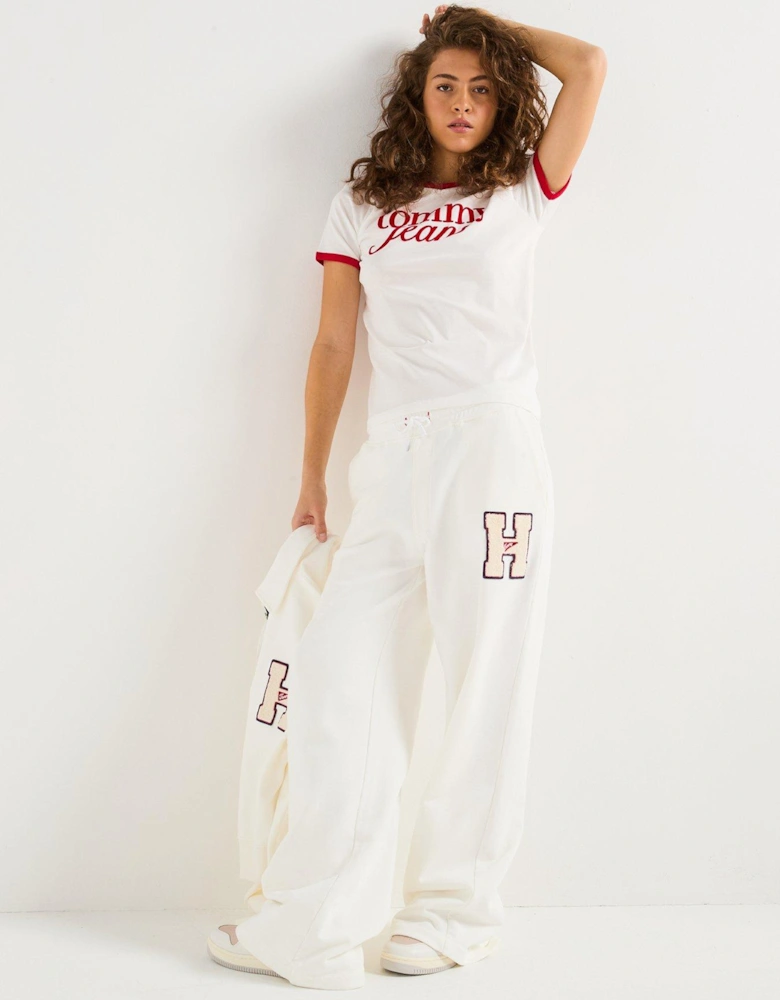 Graphic Logo Sweatpant - White