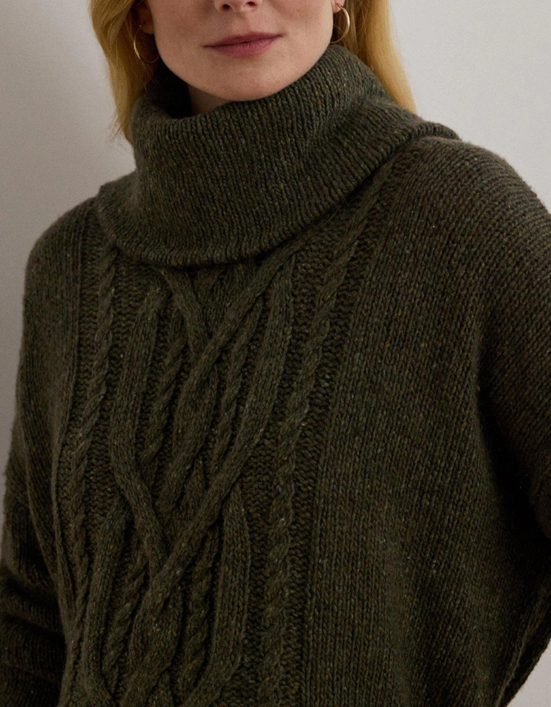 Caisyn Long Sleeve Jumper - Green