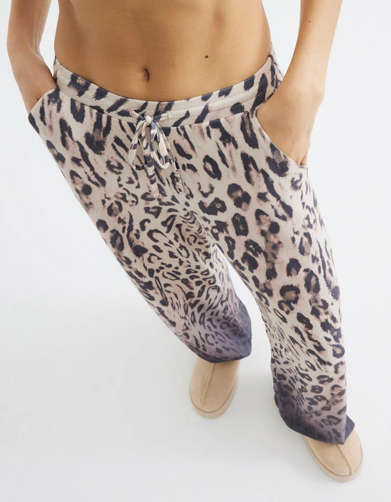 Animal Wide Leg Trouser - Multi Colour