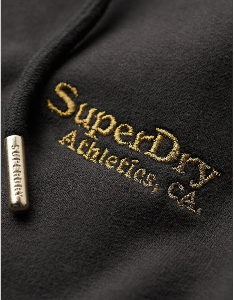 Essential Logo Zip Hoodie - Brown