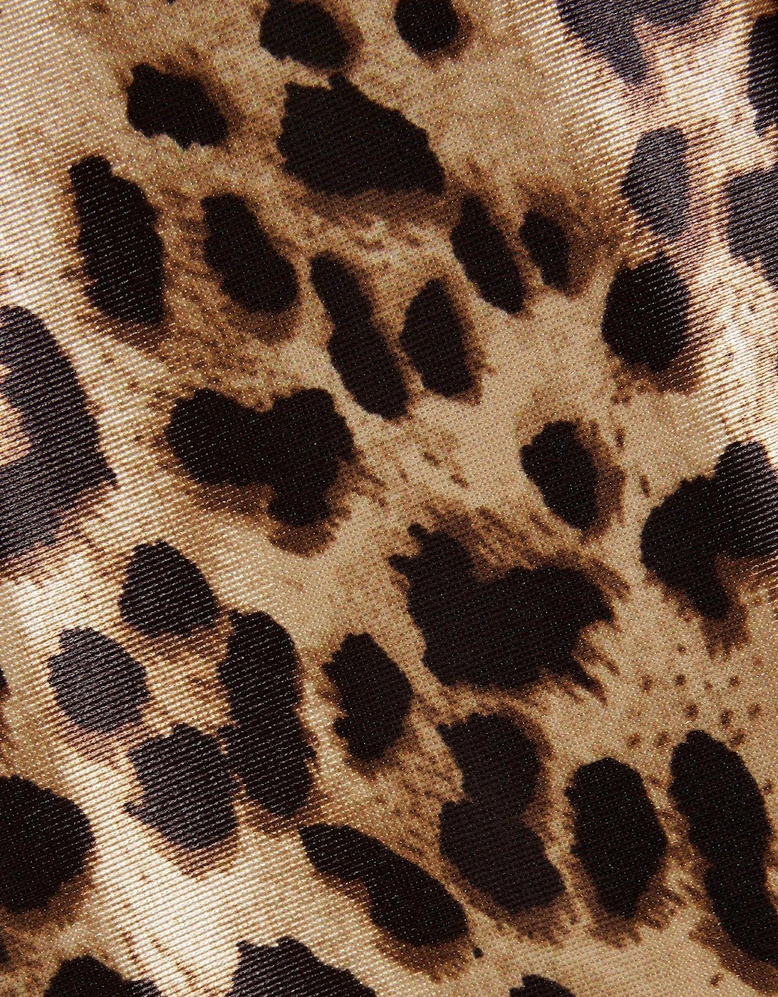 Leopard Print Trouser - Beige