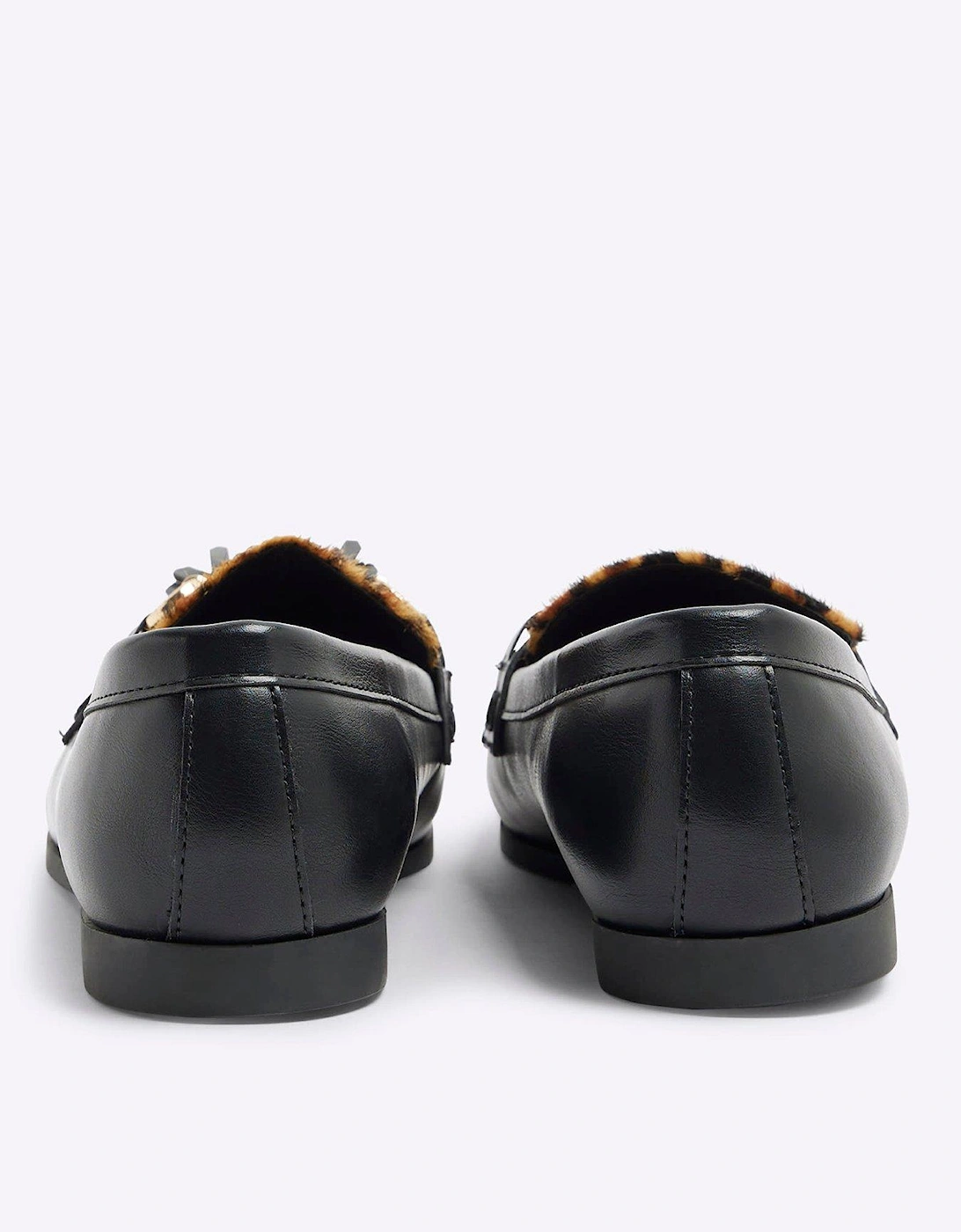 Tassel Snaffle Detail Loafer - Black