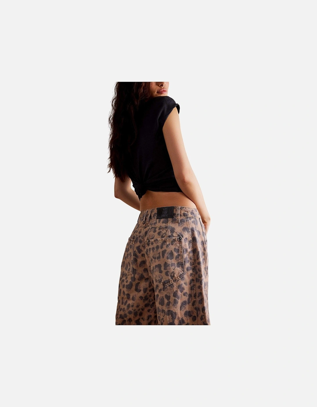 Good Luck Leopard Printed Trousers - Brown