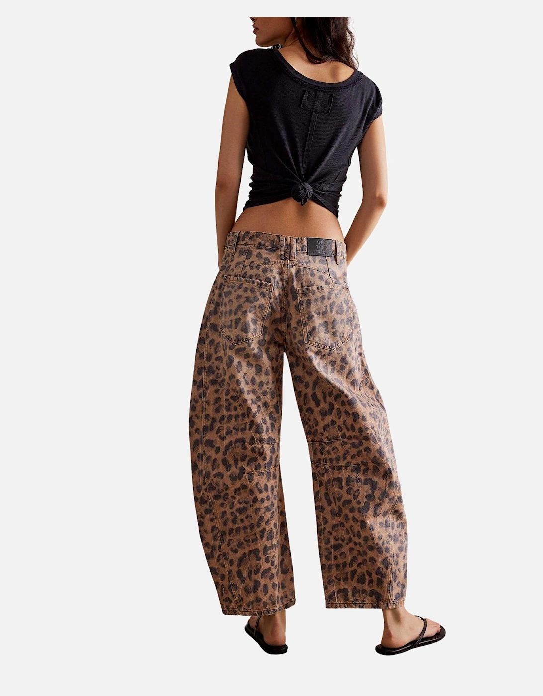 Good Luck Leopard Printed Trousers - Brown