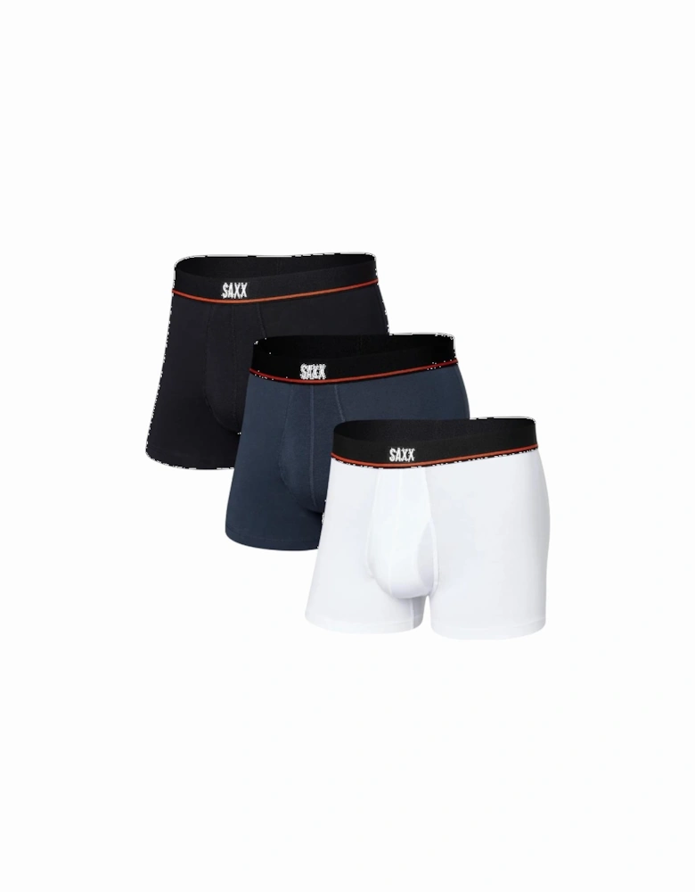 3 Pack Men's Non-Stop Stretch Cotton Trunk