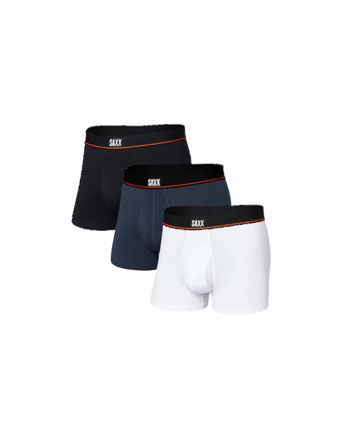 3 Pack Men's Non-Stop Stretch Cotton Trunk, 5 of 4